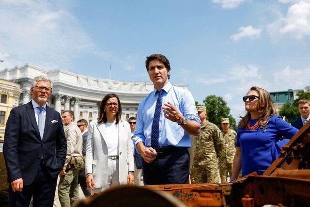 سفر اعلام نشده نخست‌وزیر کانادا به کی‌یف