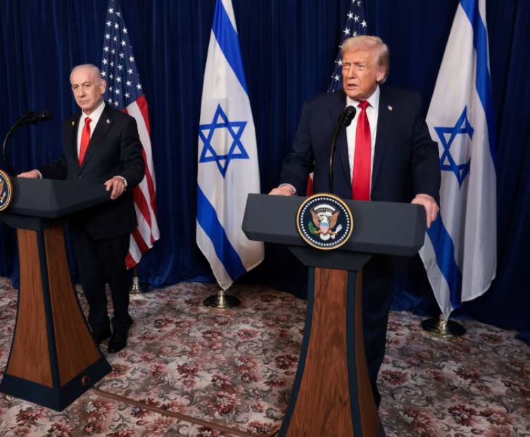 نشست خبری بیبی و ترامپ