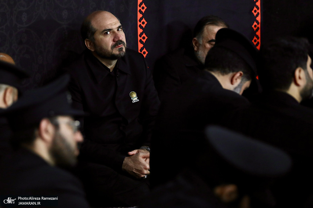 عکسی از رئیس ستاد انتخاباتی سعید جلیلی در مراسم با حضور قالیباف / علاءالدین بروجردی هم بود 2