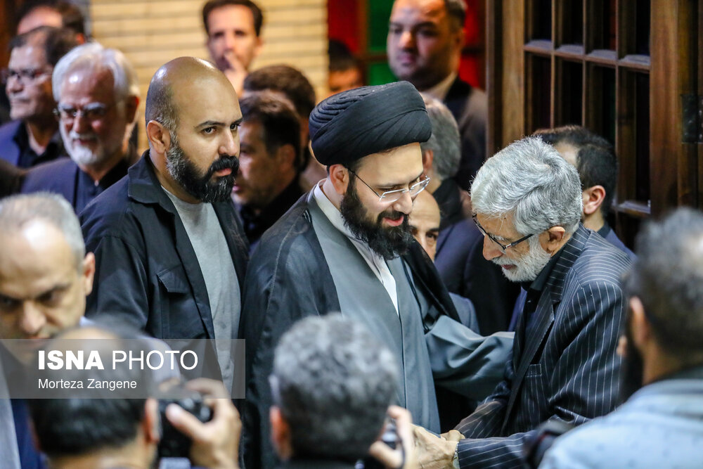 مراسم ختم مادر غلامعلی حدادعادل