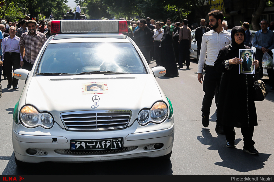 مراسم تشییع پیکر حجت‌الاسلام سیدمهدی طباطبایی