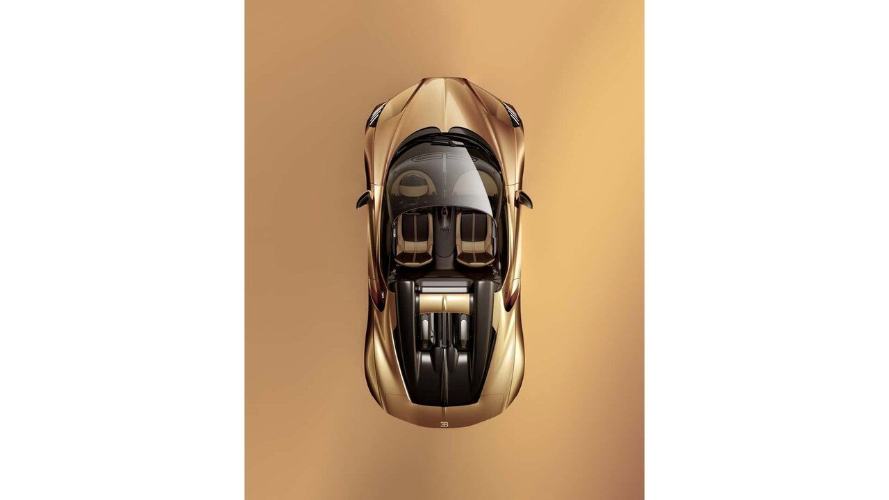 زیباترین خودروی طلایی حال حاضر جهان را بشناسید/قیمت ۲۷۵ میلیارد تومانی برای این بوگاتی بی‌نظیر/عکس