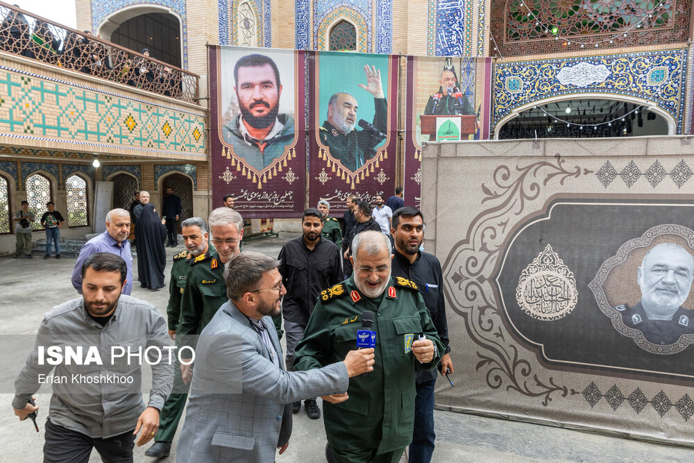 مراسم چهلم سردار سلامی