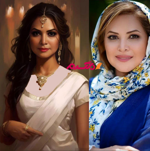 بازیگران زیبای ایرانی اگر هندی بودند، چه شکلی می‌شدند؟! 