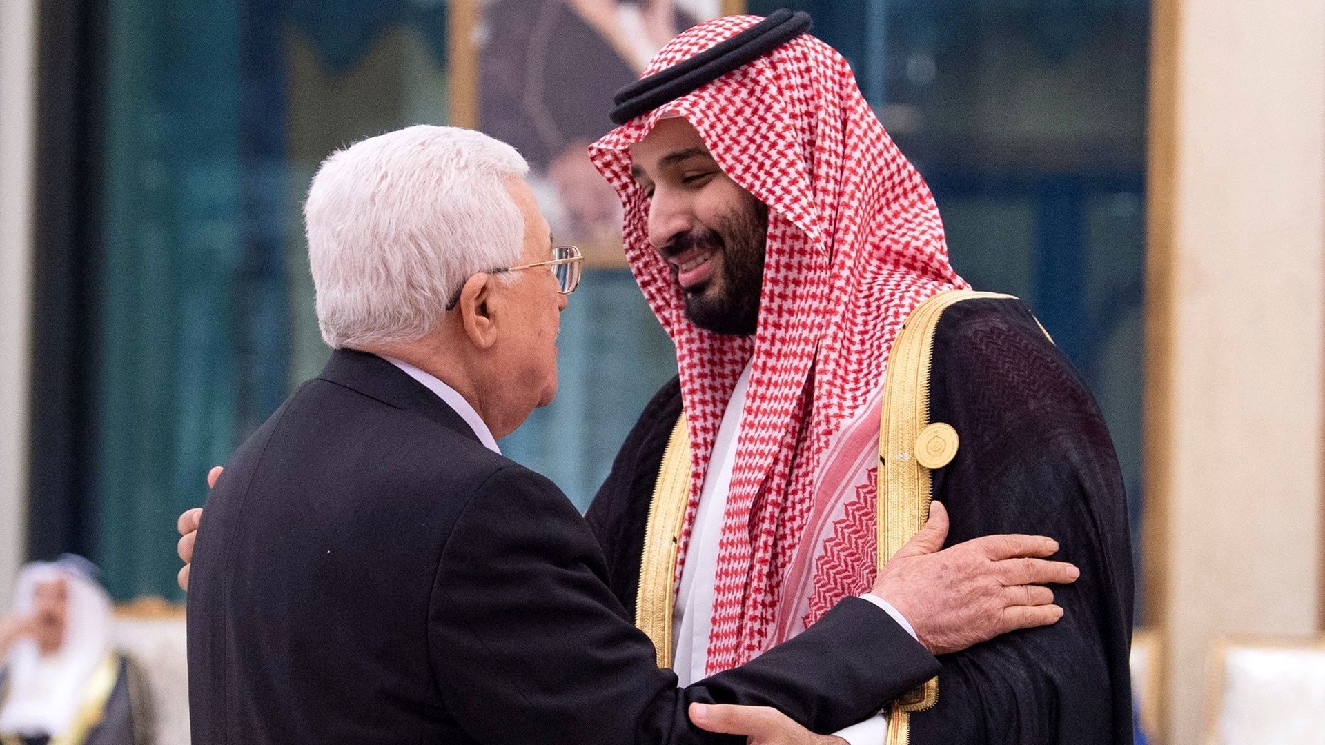 محمد بن سلمان محمود عباس عربستان سعودی فلسطین