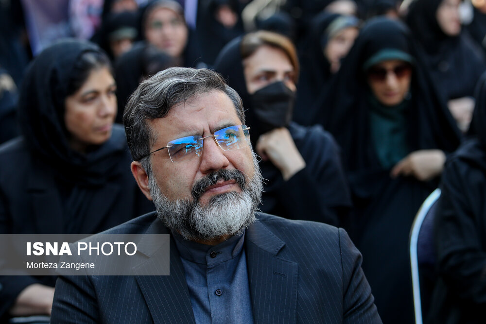 برادر سعید جلیلی و محمدعلی رامین در مراسم تشییع محمد کاسبی / وزیر ابراهیم رئیسی هم بود + تصاویر 5
