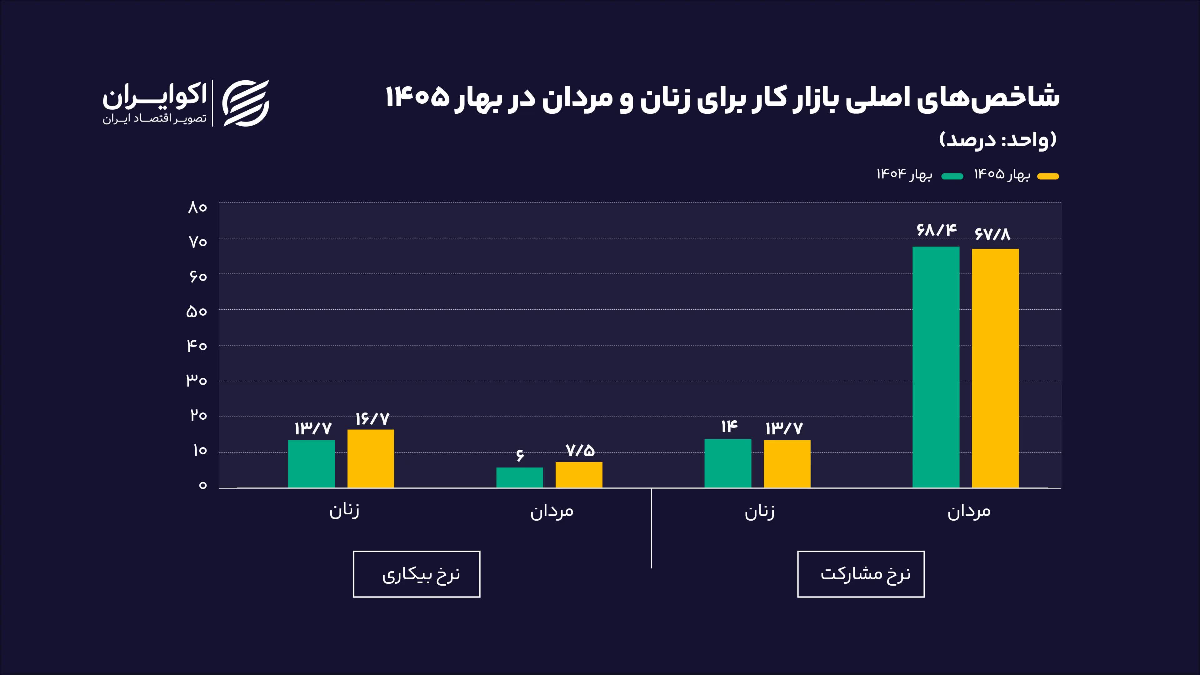 شاخص_های_اصلی_بازار_کار_برای_زنان_و_مردان_در_در_بهار_1405_درصد_سایت