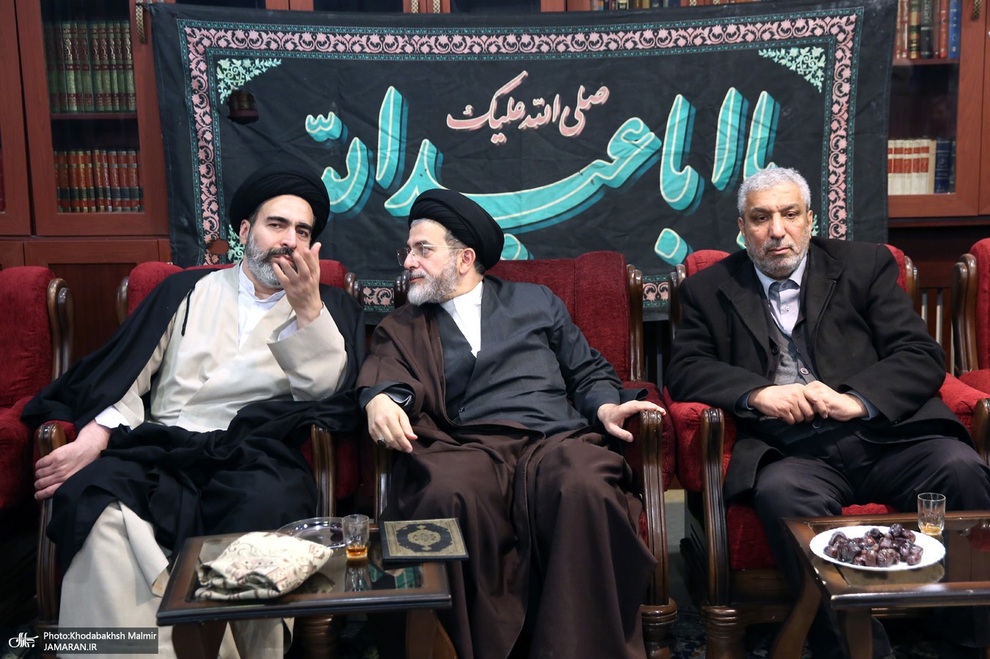 چهره‌های مطرح سیاسی در منزل مرحوم موسوی بجنوردی / از اسحاق جهانگیری تا محسن هاشمی + عکس 23