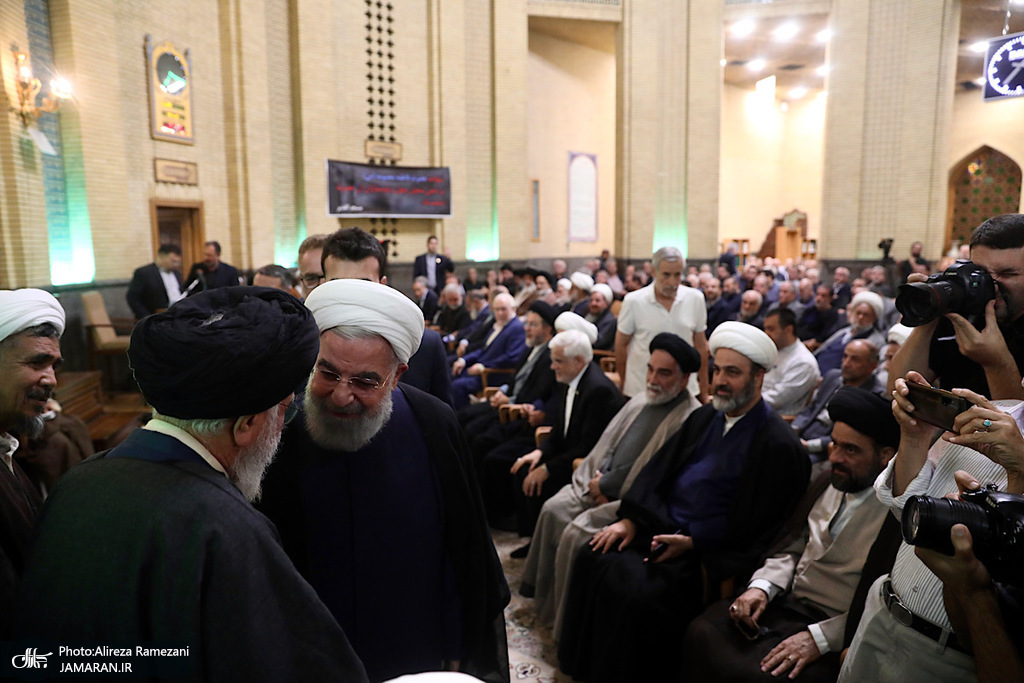 مراسم ختم همسر آیت الله سیستانی