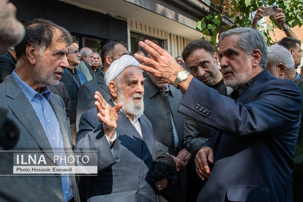 مراسم تشییع پیکر «احمد ناطق‌نوری»