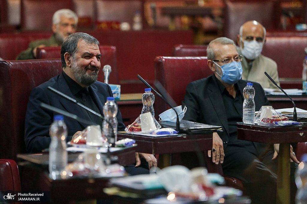 لاریجانی، شمخانی و محسن رضایی در یک جلسه اضطراری