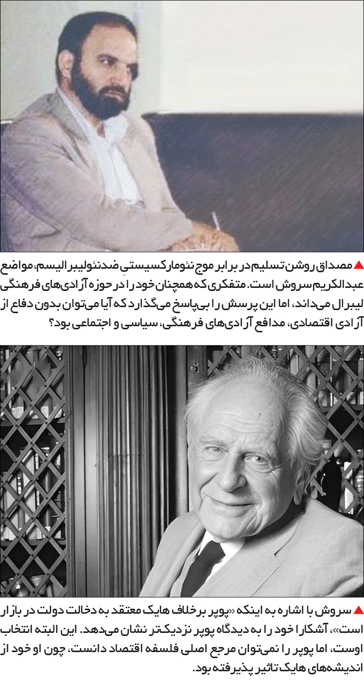 قوچانی سروش تجارت فردا لیبرالیسم نقابدار