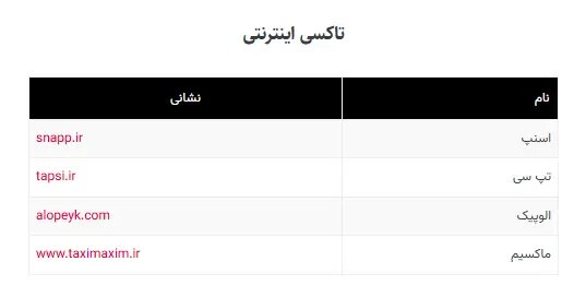 تاکسی اینترنتی