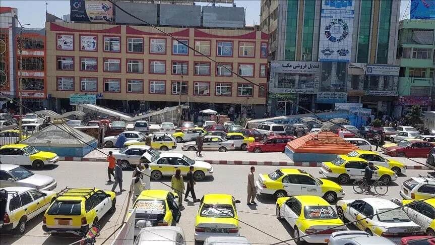 تغییر رنگ تاکسی های افغانستان (+عکس)