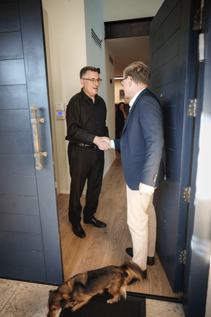 پای وزیر خارجه آلمان به منزل همتای صهیونیستی خود باز شد 3