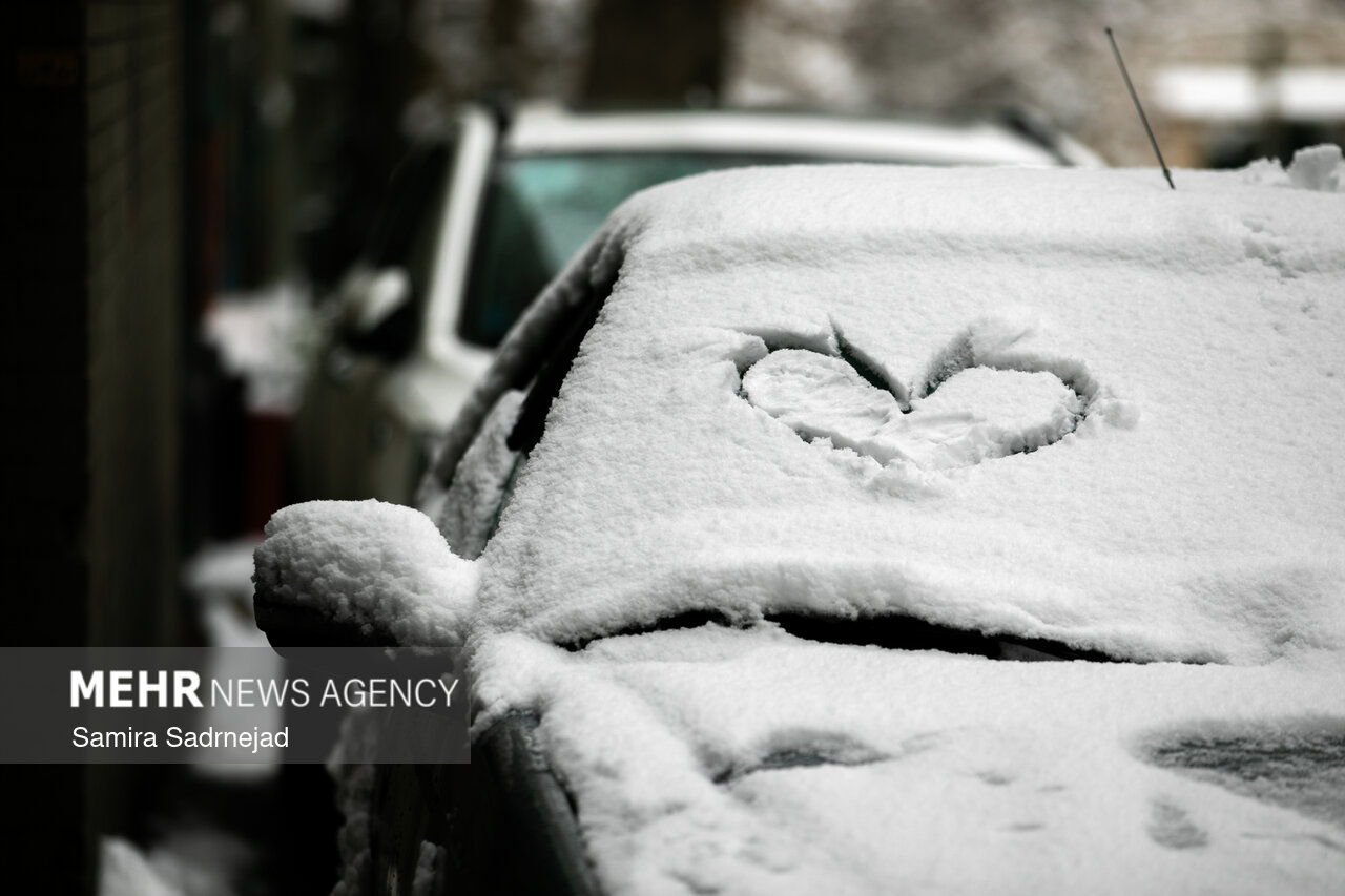 بارش برف در تهران
