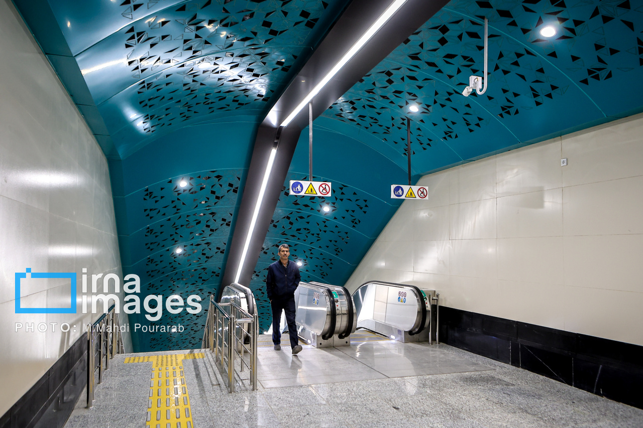 افتتاح ایستگاه مترو