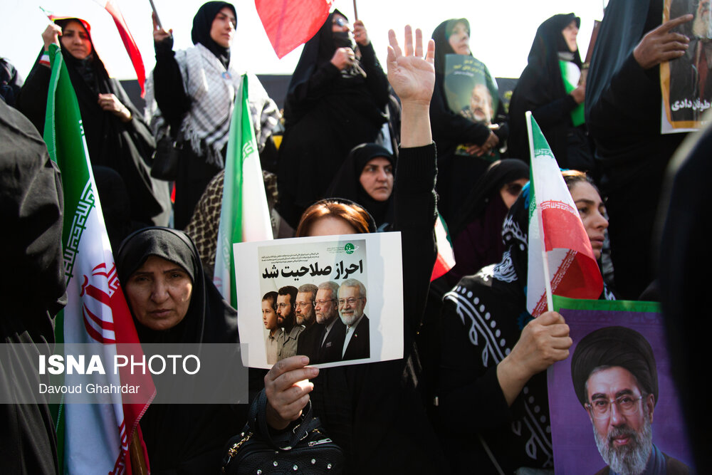 مراسم تشییع شهید علی لاریجانی