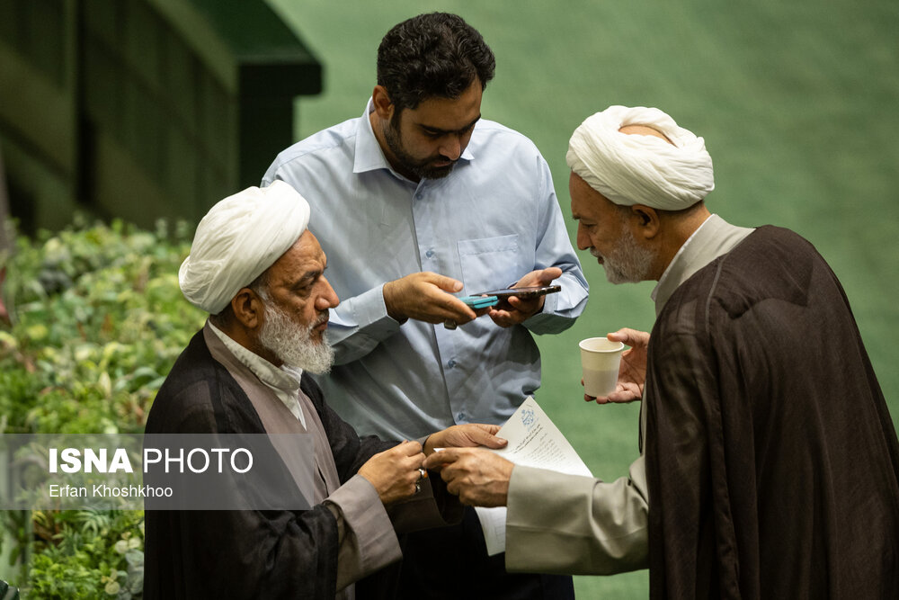 عکسی از کشیدن لُپ یک نماینده در صحن علنی / امیرحسین ثابتی و آقاتهرانی در مجلس چه می کنند؟+ تصاویر 5