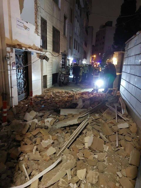 انفجار خانه‌ای در خیابان سهروردی تهران