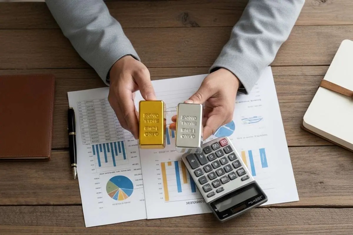 صندوق طلا و نقره