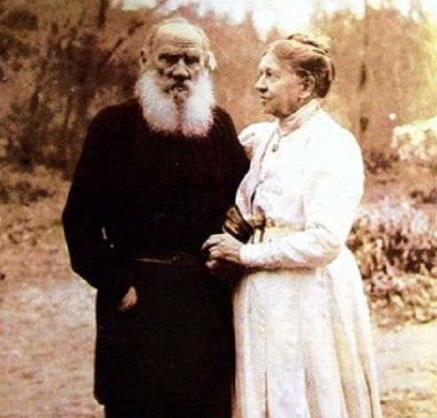 تولستوی و همسرش