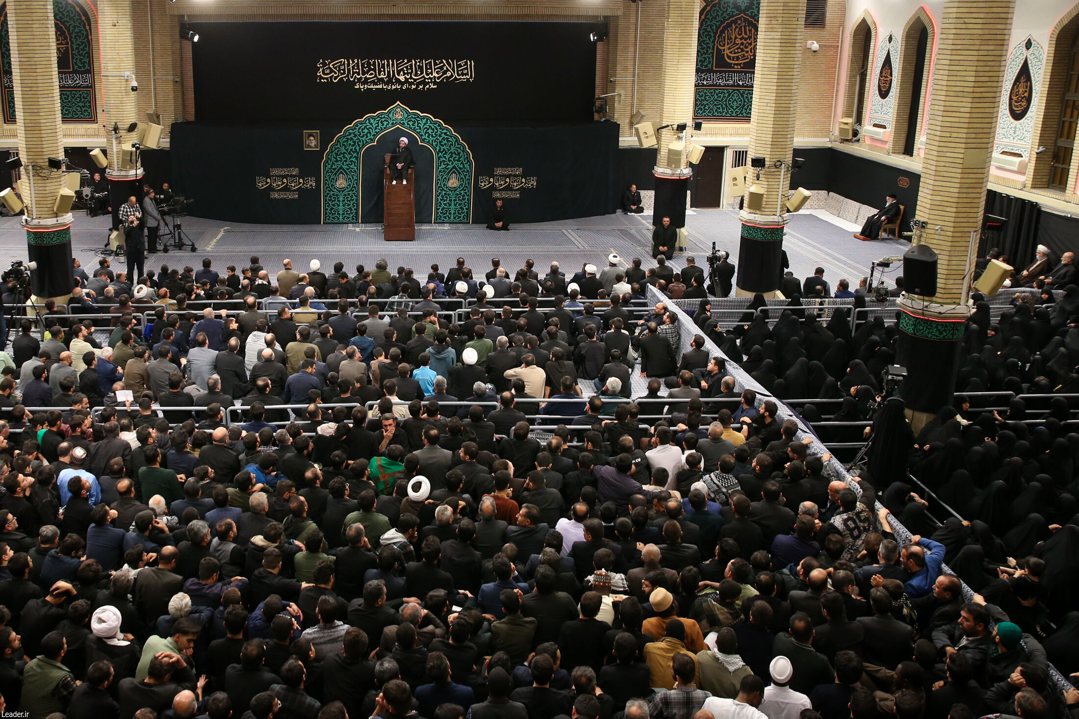 عزاداری شهادت حضرت زهرا (س) در حسینیه امام خمینی