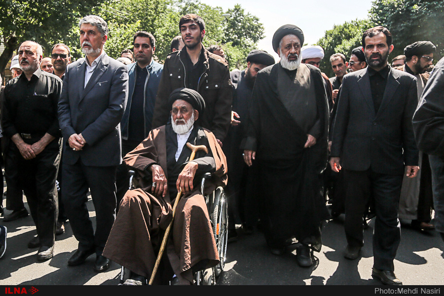 مراسم تشییع پیکر حجت‌الاسلام سیدمهدی طباطبایی
