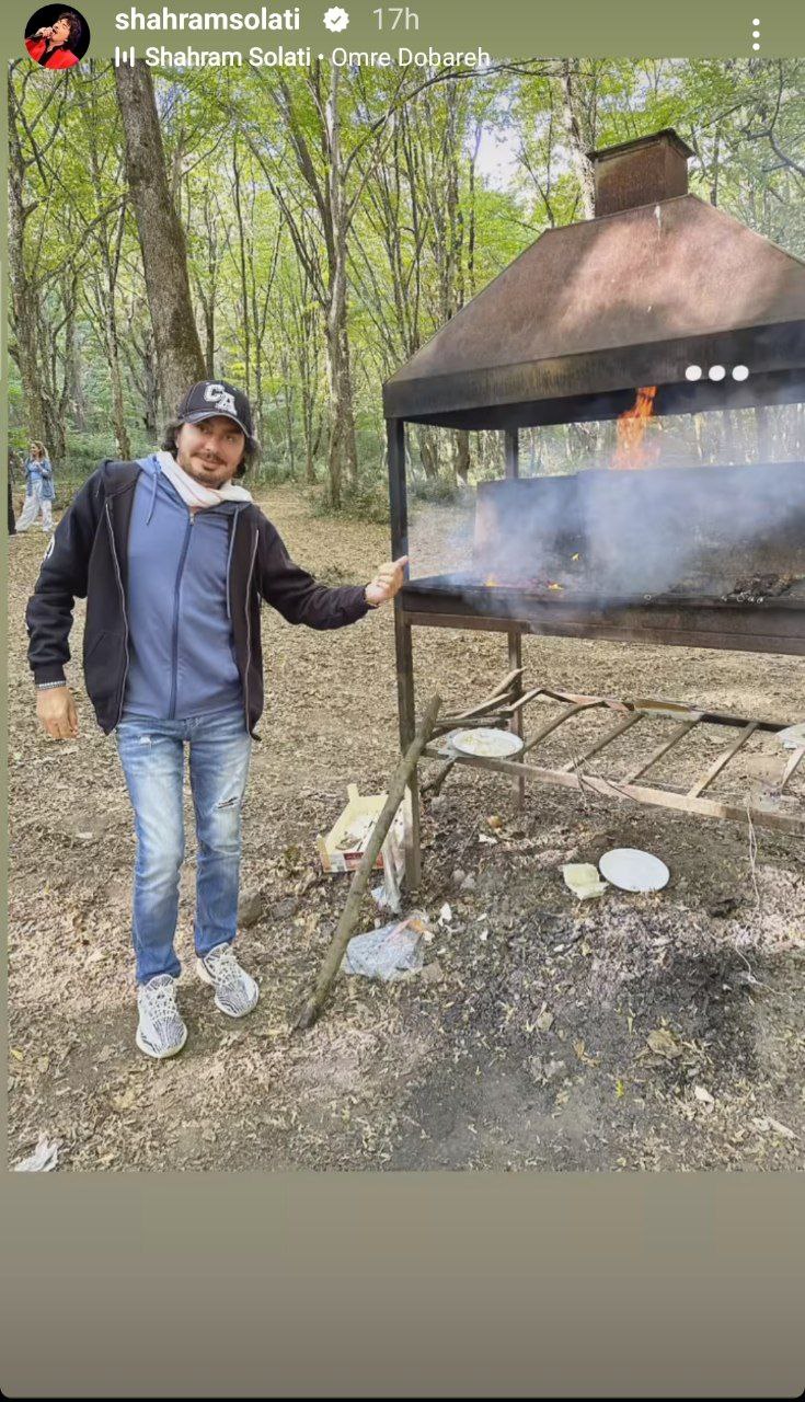 تصویری جالب از کباب بازی شهرام صولتی