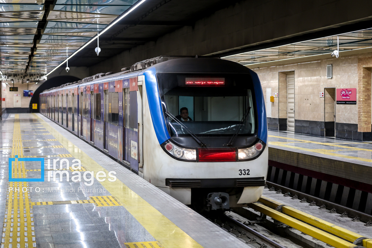 افتتاح ایستگاه مترو