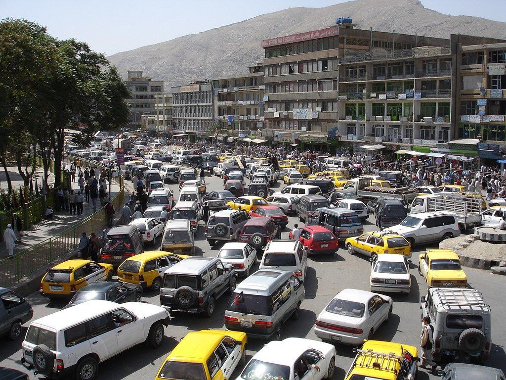 تغییر رنگ تاکسی های افغانستان (+عکس)