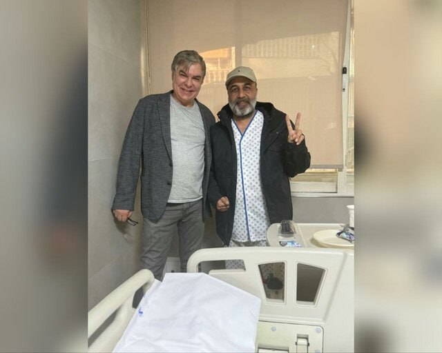 اولین عکس از رضا عطاران بعد از بستری شدن در بیمارستان / درخواست آقای بازیگر از مردم 2