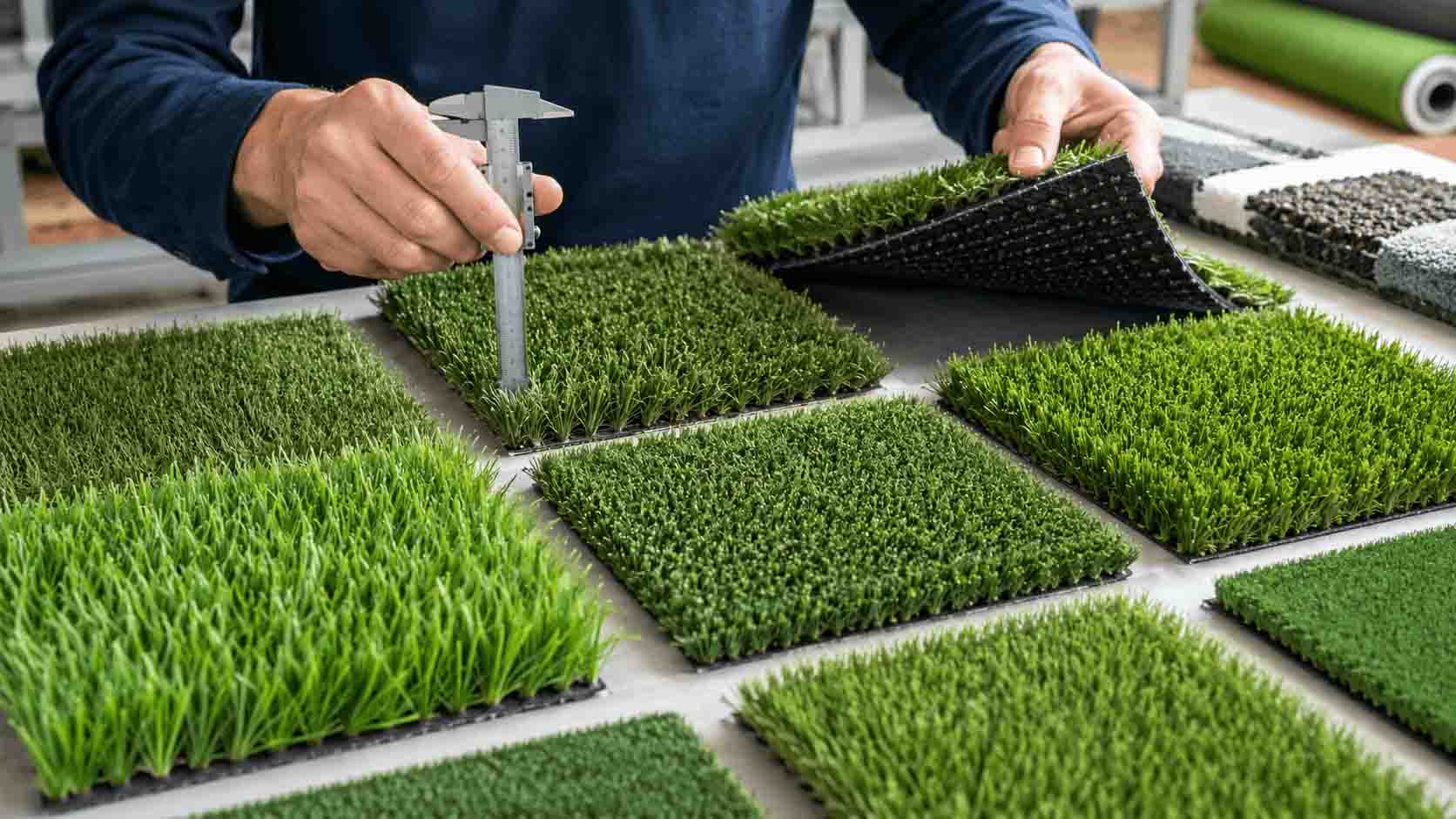ارتفاع چمن مصنوعی ورزشی
