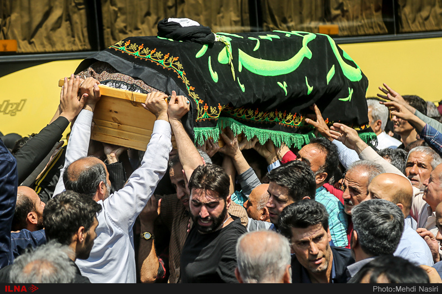 مراسم تشییع پیکر حجت‌الاسلام سیدمهدی طباطبایی