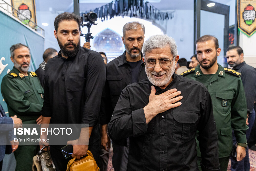مراسم چهلم سردار سلامی