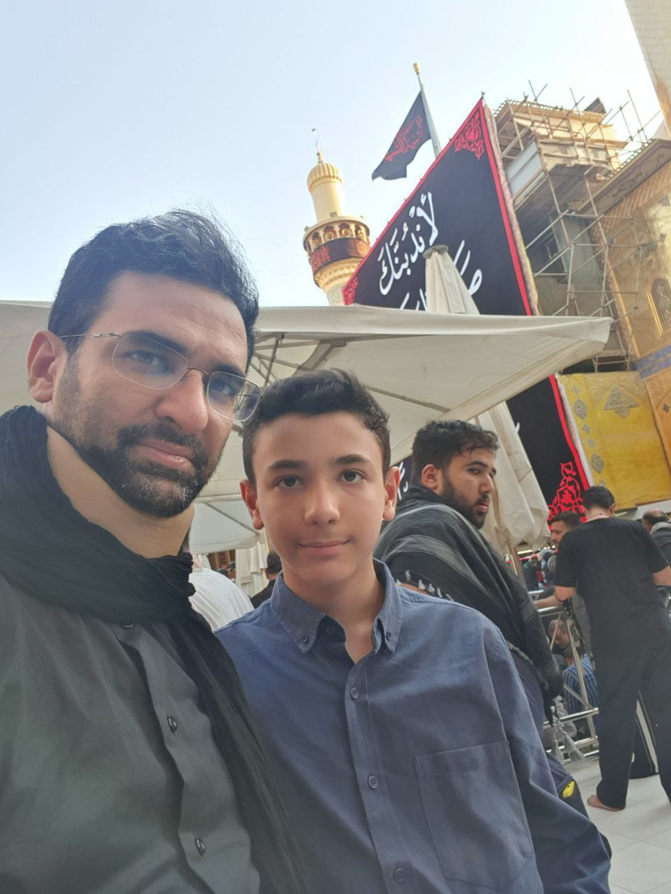 پیام آذری جهرمی از پیاده روی اربعین + عکس 2