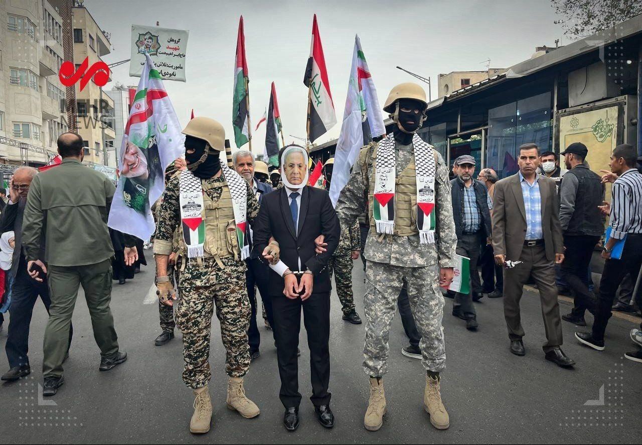 نتانیاهو در تهران بازداشت شد!/عکس