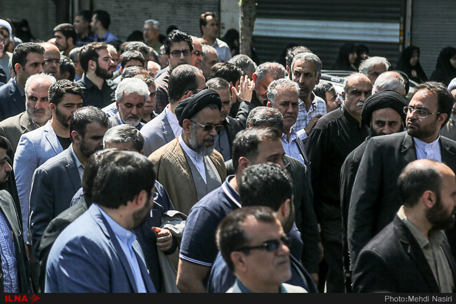 مراسم تشییع پیکر حجت‌الاسلام سیدمهدی طباطبایی