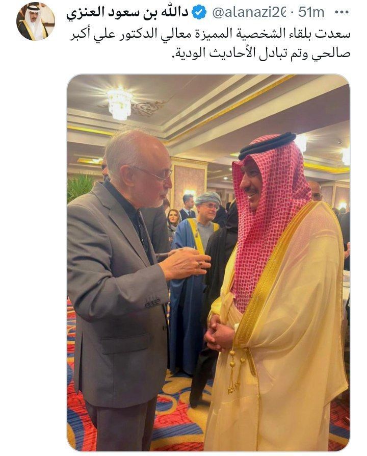 تصویری غیرمنتظره از صالحی و سفیر عربستان در تهران