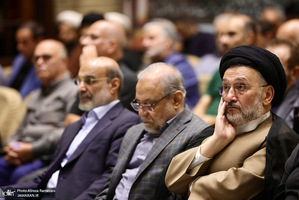 مراسم بزرگداشت همسر مرحوم آیت الله راستی کاشانی (ره) / سیدحسن خمینی هم آمد + تصاویر 7