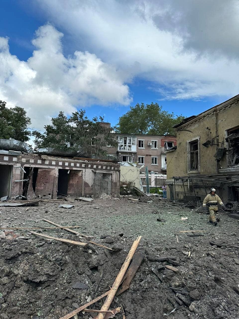 اولین تصاویر از ویرانی‌های روسیه بر اثر انفجار