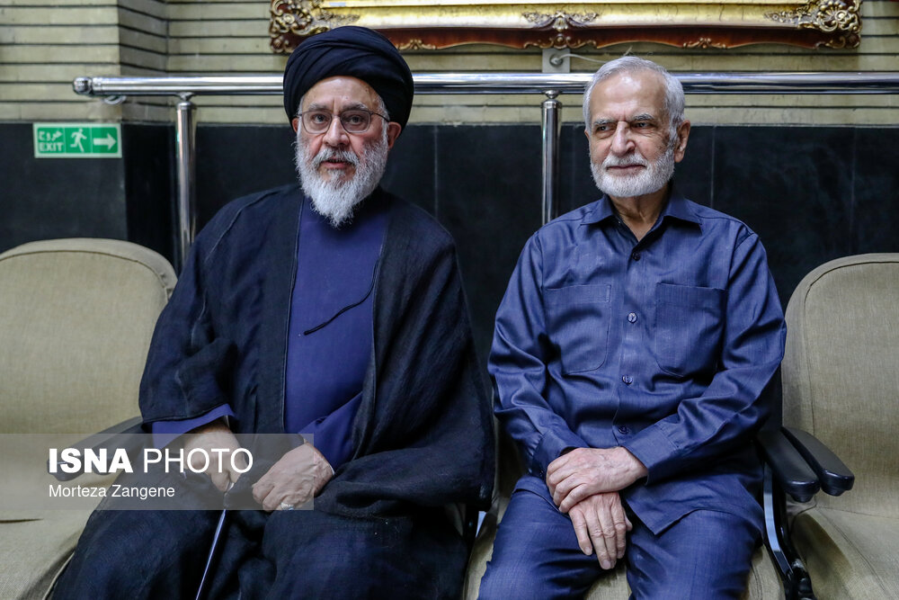 مراسم ختم مادر غلامعلی حدادعادل