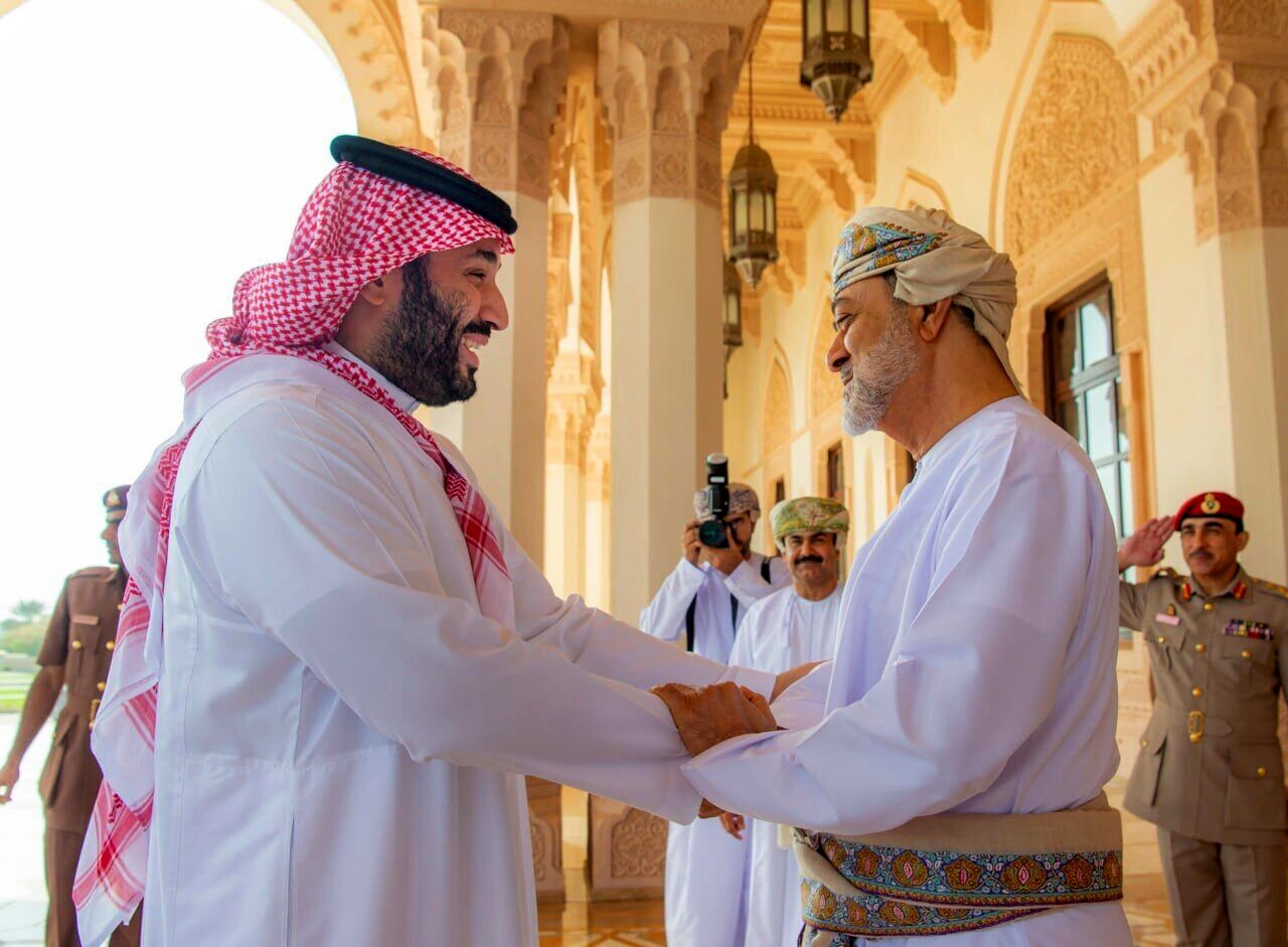 سلطان عمان و ولی‌عهد عربستان