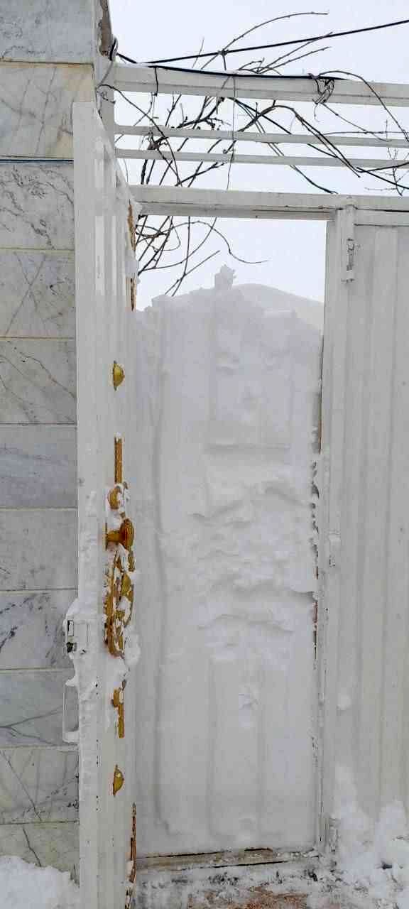 تصاویری باور نکردنی از ارتفاع برف در اردبیل