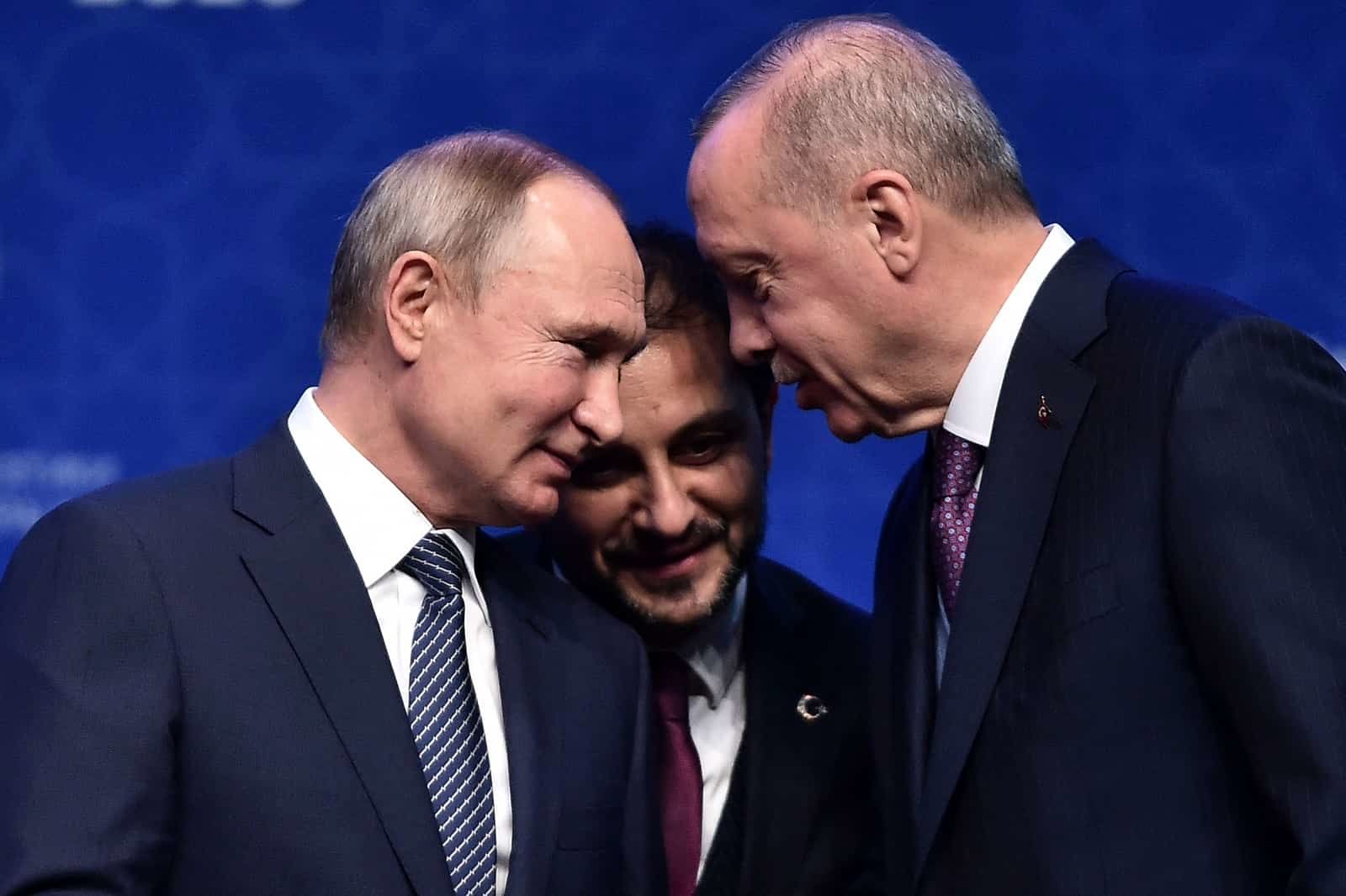 Putin and Erdogan compressed