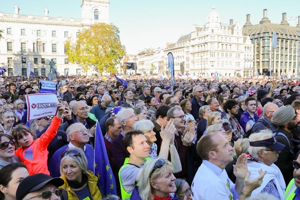 بزرگترین تجمع مخالفان برگزیت در لندن