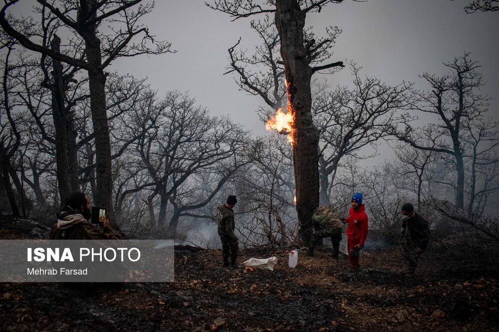 تصاویر | نبرد الیت با شعله‌ها 10
