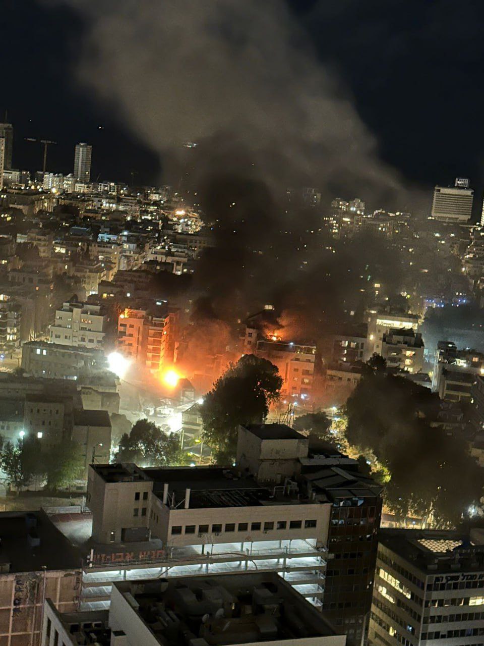  اصابت موشک سپاه و تخریب ساختمان ستادکل ارتش اسرائیل