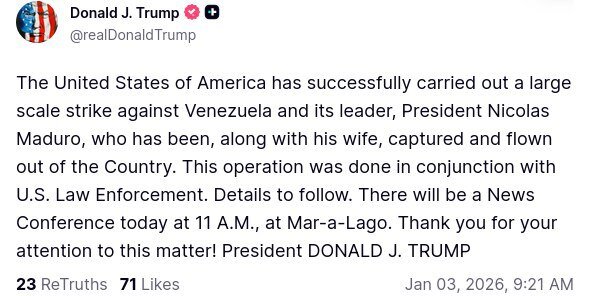 توئیت ترامپ