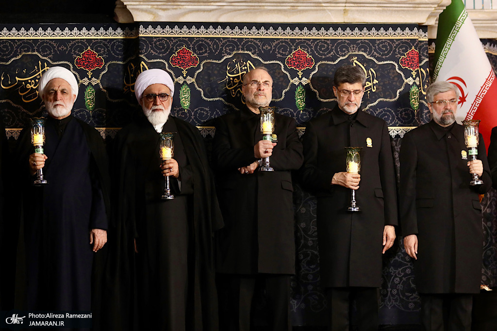 عکسی از رئیس ستاد انتخاباتی سعید جلیلی در مراسم با حضور قالیباف / علاءالدین بروجردی هم بود 4